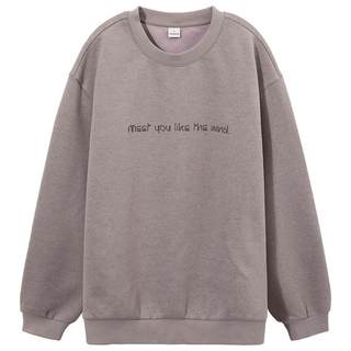 Hot wind 2025 new men's letter casual sweatshirt
