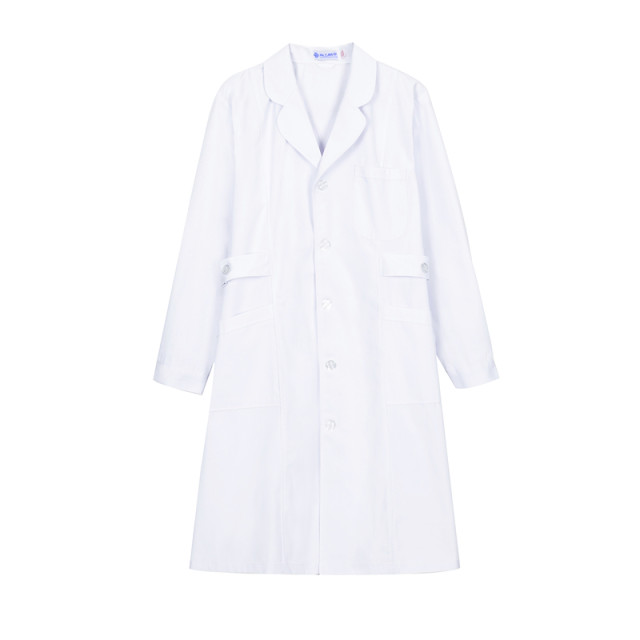 Nightingale Nurse Uniform Long Sleeve Women's Autumn and Winter White Coat Isolation Clothes Thick Large Size Laboratory Coat Hospital Work Clothes