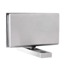 Glass door heaven and earth pivot 360 degree bathroom clip center axis revolving door accessories 304 stainless steel fixed clip heaven and earth clip