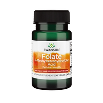 Swanson Swanson active folic acid 800mcg pre-pregnancy pentamethyltetrahydrofolate for men and women preparing for pregnancy