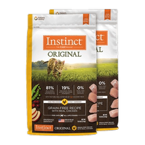 (Самостоятельное управление) Instinct Fresh Instinct Bailey Cat Food Беззерновой куриный цельный корм для кошек 11 фунтов*2 импортированный из США