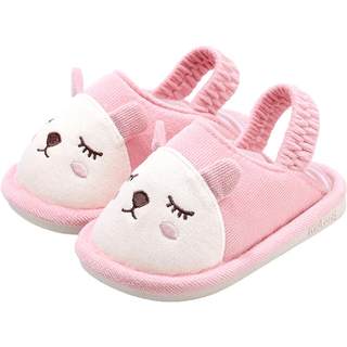 Shepherd children's four seasons cartoon Baotou home cotton slippers