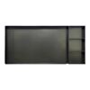 75-inch TV niche built-in size 85/100 customized stainless steel suspended background wall cabinet metal frame