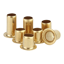 Gold super copper eyelet rivet hollow copper rivet through hole rivet copper parts buckle ring M0 9M1 5M2M3M4M5M6