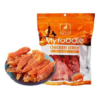 McFoody Chicken Jerky 907g ການຫຸ້ມຫໍ່ຂະຫນາດໃຫຍ່ Duck Pet Dog Snacks Teeth Training Dog Chicken Breast Teddy Golden Retriever