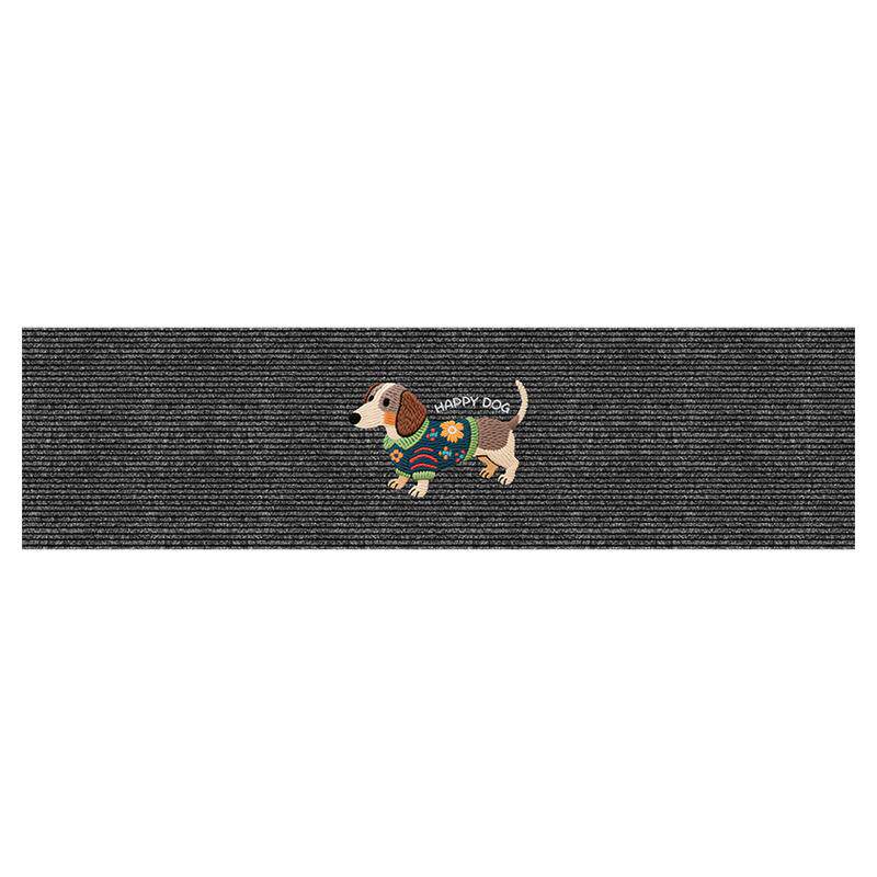 Anti-slip, anti-oil, wipeable, washable, water-absorbent kitchen floor mat