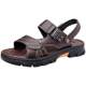 Woodpecker Sandals Summer Breathable First Layer Cowhide Casual