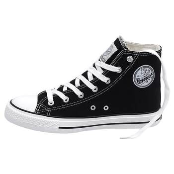 Jai alai official high top canvas shoes women's black versatile
