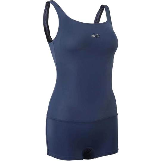 Decathlon women's flat-angle one-piece swimsuit