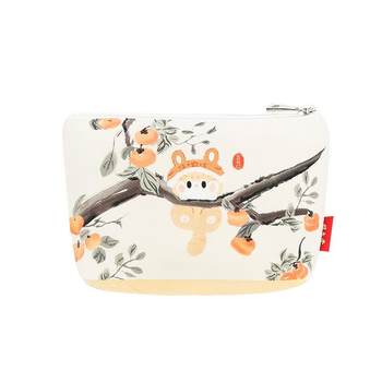 Caiyitang national style cute cat makeup storage bag