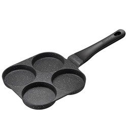 Supor Breakfast Frying Pan, Household Non-Stick Pan, Small Pancake Pan, Four-Hole Frying Pan, Breakfast Pan, Egg Frying Tool