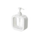 Travel press fine mist vacuum dispensing bottle