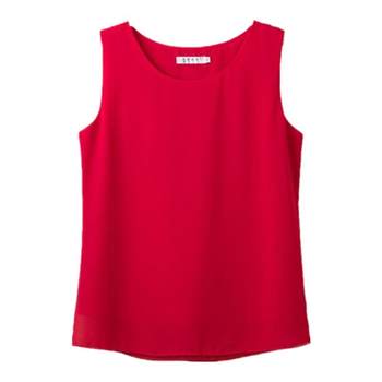 Chiffon camisole ເທິງ chiffon camisole ເທິງ