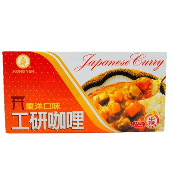 Taiwan Imported Koyan Curry Block with Apple Flavor, Japanese-Style Curry Seasoning, Sweet and Not Spicy, Children's Curry Sauce