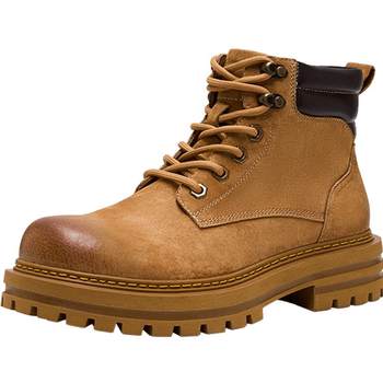 Tianmei martin boots men's short leather shoes