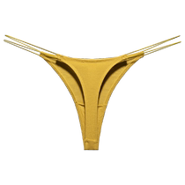 Cotton thong female sexy seamless underwear solid color sports basic thin strap one thread fitness yoga thin