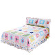 Pure cotton bed sheet single piece 100 cotton summer double 1.5 meter household ladies with lace summer floral quilt