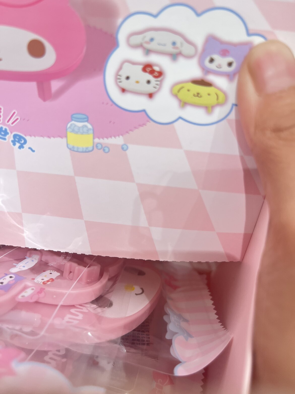 มินิโซ แบรนด์ชื่อดัง ซีรีส์ซานริโอ โต๊ะเก็บของขนาดเล็ก คิตตี้ เมโลดี้