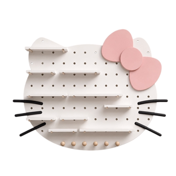 Hellokitty kitty cat shelf hole board