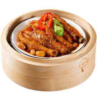 Hong Kong Steamed Chicken Feet with Black Bean Sauce 1kg directly supplied from the tea house for export