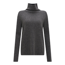 (Self-operated) Petit Bari one-piece stacked collar knitted sweater womens turtleneck pullover sweater