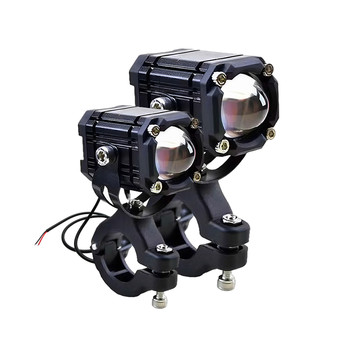 Motorcycle spotlight devil eye glare