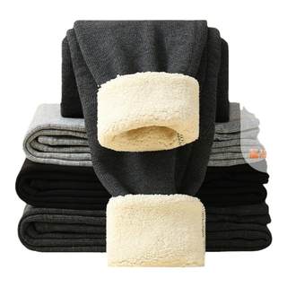 猫人加绒打底裤女秋冬季加厚2025新款鲨鱼裤羊羔绒深灰色保暖棉裤