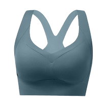 Ice silk back-beautiful underwear for women without rims thin cool breathable push-up anti-sagging sports vest bra