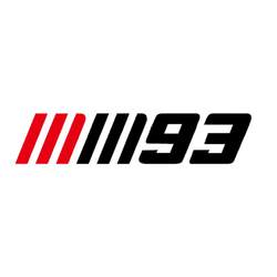 No. 93 드라이버 Marquez Helmet 개인화 된 자동차 스티커 No. 46