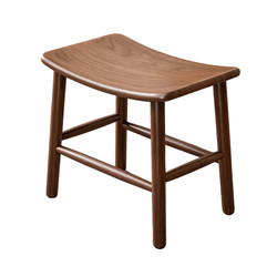 Low Stool, Solid Wood Tea Table Stool, Saddle Stool, Home Living Room Entryway Shoe-Changing Stool, New Chinese Style Tea Stool, Makeup Stool