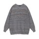 Niko and... Sweater men's 2025 spring and autumn casual solid color loose knitted long-sleeved pullover 996892
