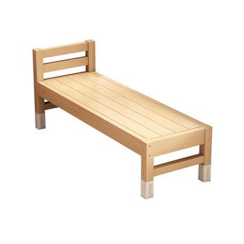 Bedside widening splicing bed for adults to sleep solid wood crib with guardrails seamless splicing artifact widening children's bed