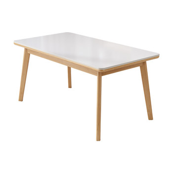 Fully solid wood dining table, rock slab, household small apartment modern simple light luxury living room dining table and chair combination rectangular table