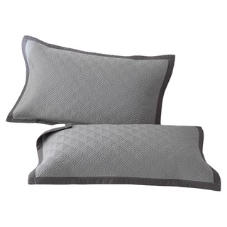 Cotton quilted pillow cover