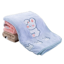 Pet cartoon blanket towel dog Teddy bathing thickened super quick-drying absorbent bath towel extra large non-stick hair