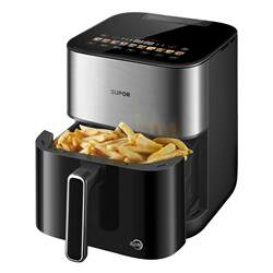 Supor Air Fryer with Visible Far-Infrared Dual Heat Sources, Multifunctional Smart 6L Large Capacity Flagship New Model