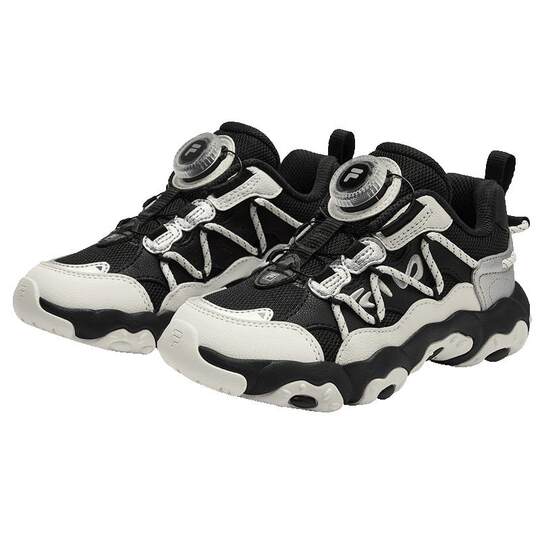 FILA KIDS斐乐童鞋儿童跑步鞋2025秋新款男女小童旋钮猫爪运动鞋