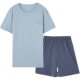 Top Guagua pure cotton home clothing suit couples can wear it outside