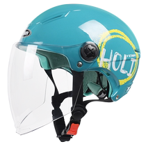 Mustang 3C certified childrens helmet girl summer battery electric car four-season universal little boy baby safety helmet