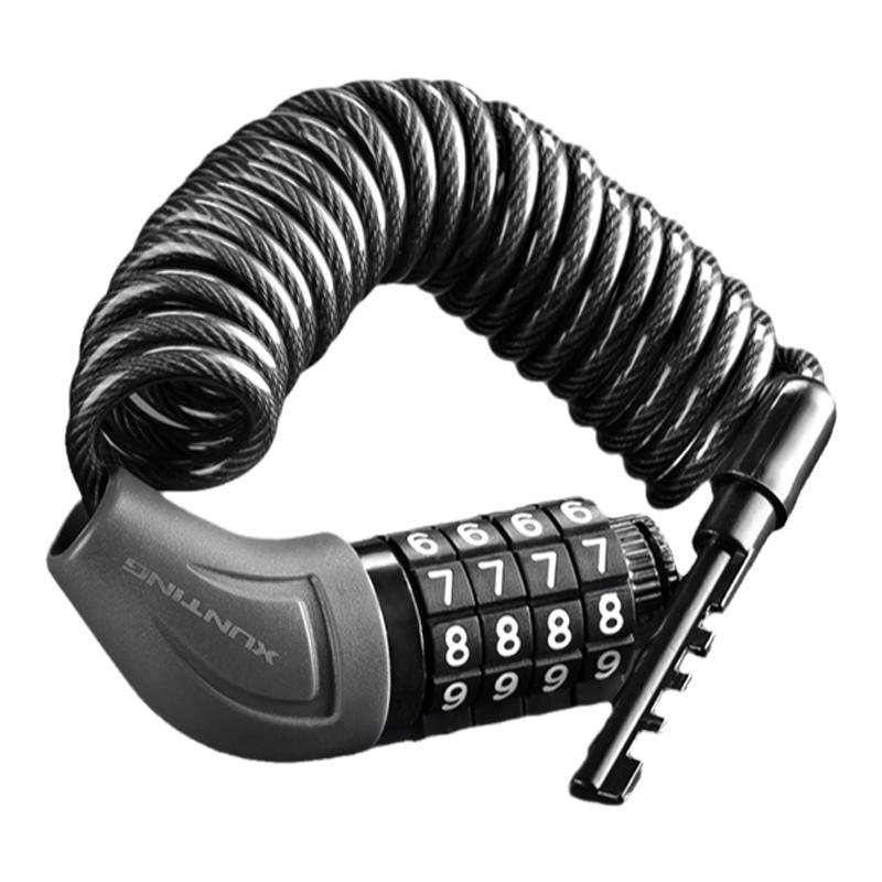 Xunting bicycle helmet lock anti-theft lock