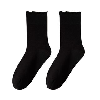 Japanese jk boneless mid-length socks for women in summer thin