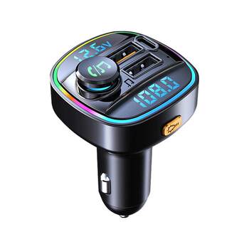 Car bluetooth mp3 dual screen fast charging without loss
