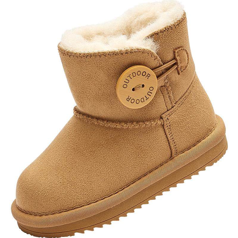 Balabala cotton boots for boys and girls with fleece snow boots