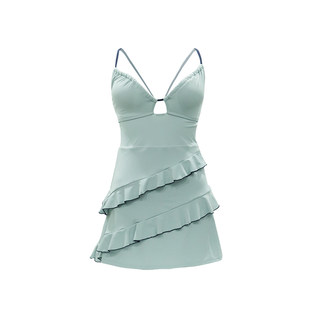 Atlanticbeach beautiful suspender one-piece swimsuit