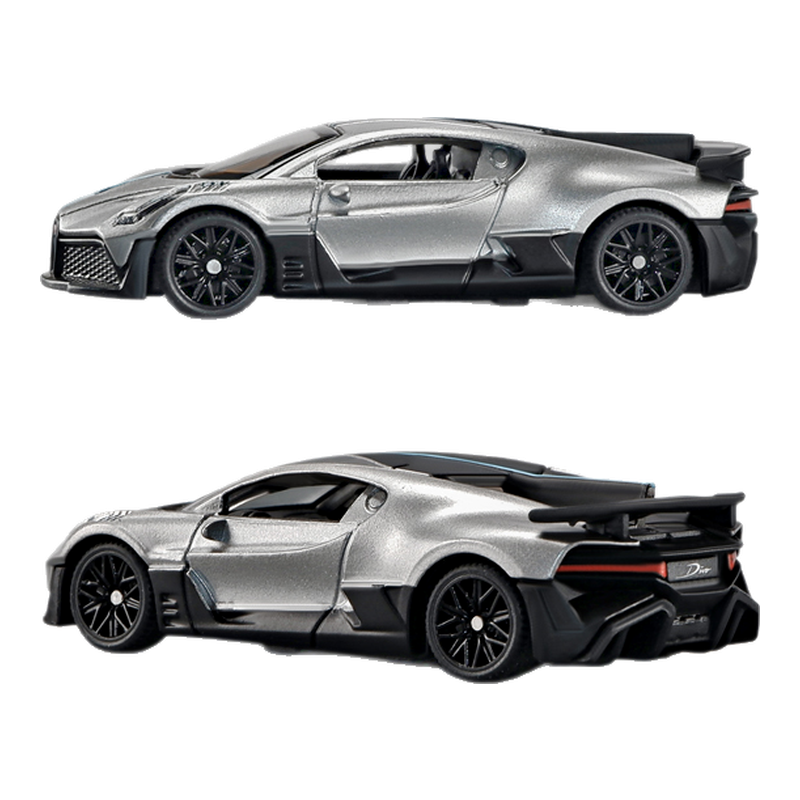 TSC 1:64布加迪跑车汽车模型合金小汽车玩具车男孩仿真摆件收藏