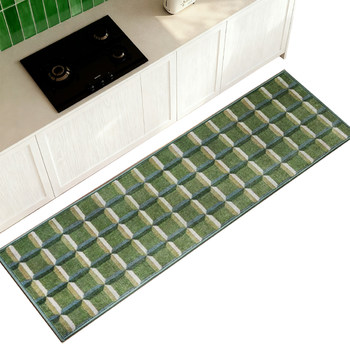 Cypos kitchen floor mats in antique style absorb water and oil