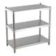 Kitchen stainless steel storage rack square storage multi-layer