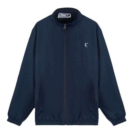 乔丹风衣外套男防水泼冲锋衣2025秋季新款官方正品男士蓝色运动服