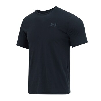 Ua under armor men's t-shirt 2025 new men's autumn sports short-sleeved black loose round neck half-sleeved top