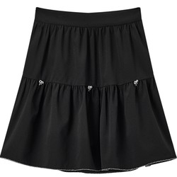 Aijutu Summer ໃຫມ່ສີດໍາສັ້ນ Skirt Umbrella